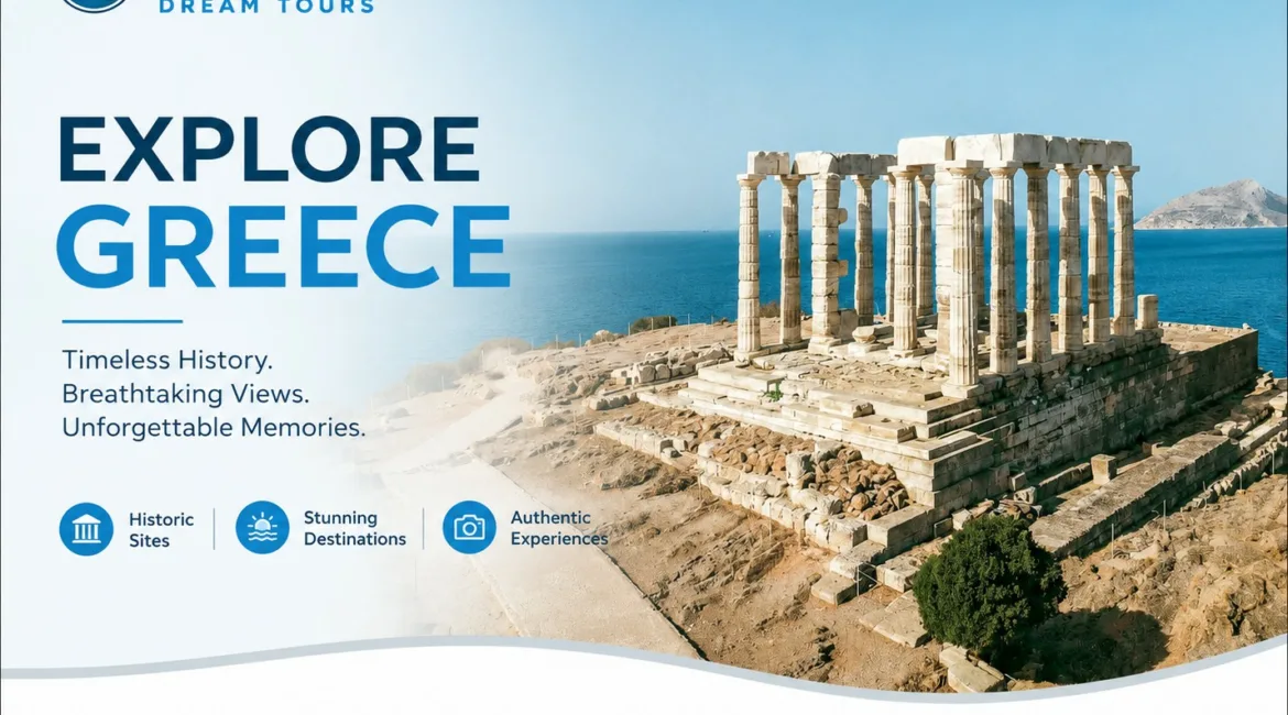 Meteora Delphi Tour & Half Day Tour in Sounion Explore the Best of Greece in One Unforgettable Journey