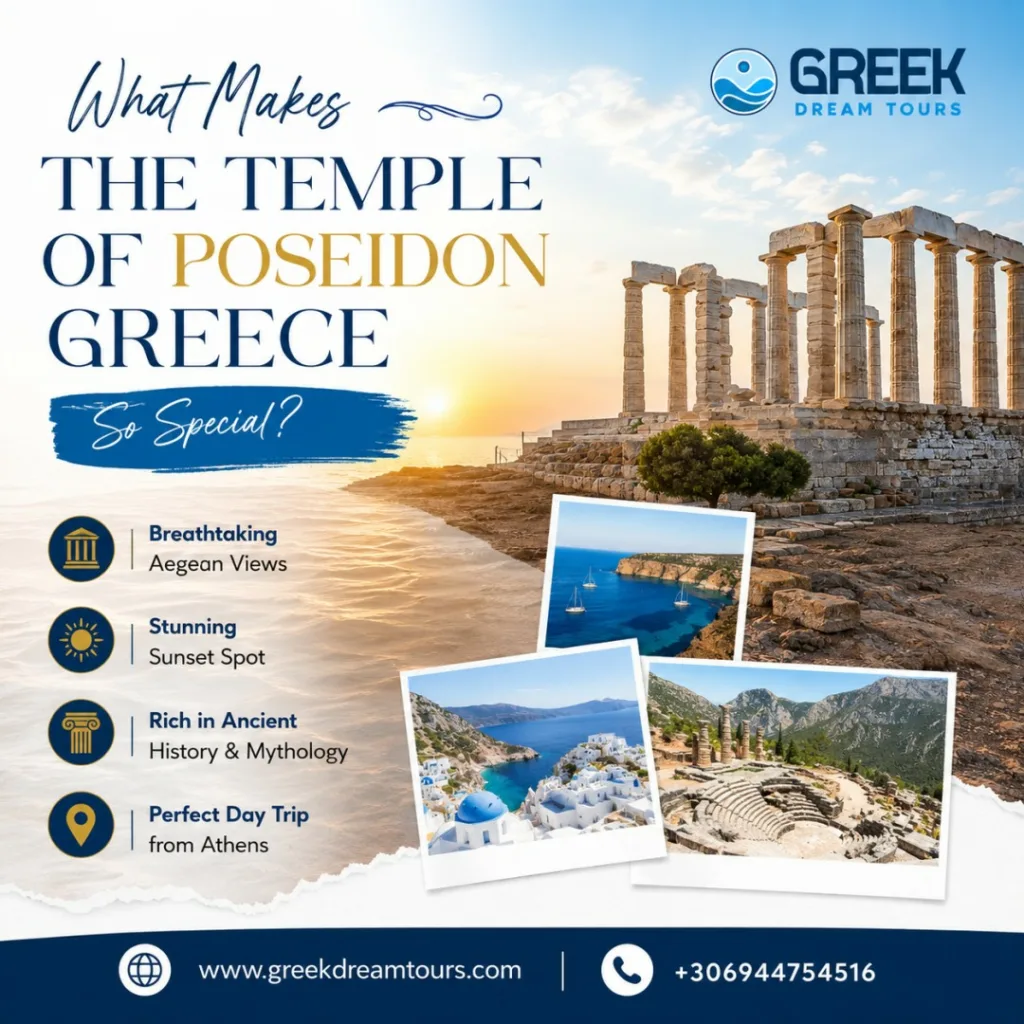 temple of poseidon greece​