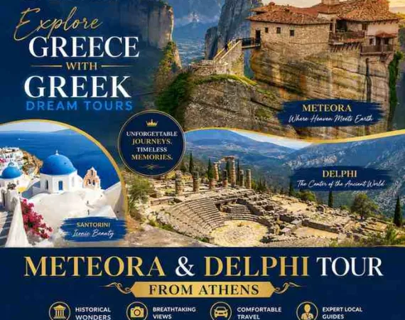 meteora and delphi tour from athens