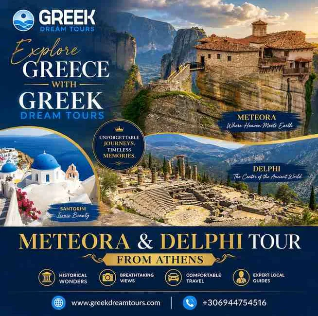 meteora and delphi tour from athens